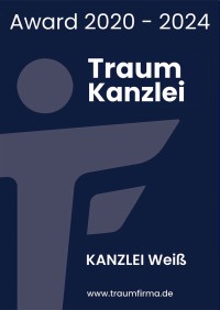 Traumkanzlei Award Weiss